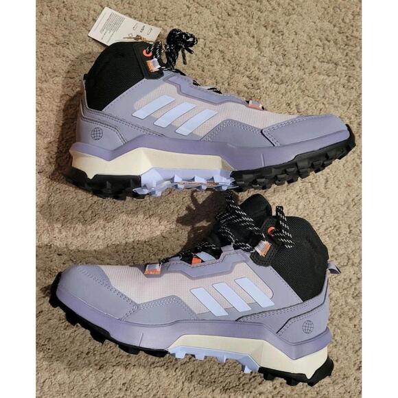 Women’s Size 7 Adidas Terrex AX4 Mid Gore-Tex Hiking Sneakers Boots - Picture 5 of 6